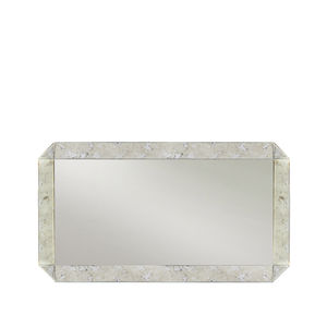 wall-mounted mirror / Art Deco / rectangular