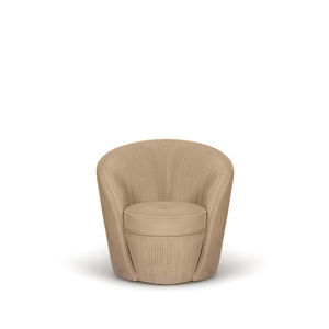 traditional armchair / velvet