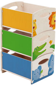 modular shelf / contemporary / wooden / child's unisex