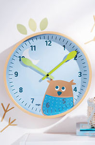 contemporary clocks / analog / child's / wall-mounted