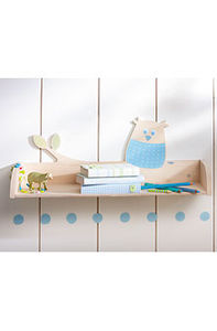 wall-mounted shelf / contemporary / wooden / child's