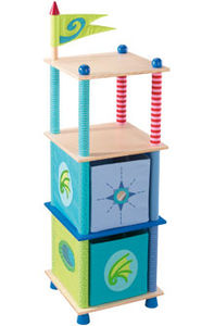 contemporary shelf / birch / child's / boy's