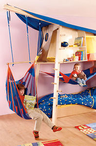 playhouse bed / contemporary / child's unisex / wooden