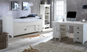 white children's bedroom furniture set / unisex