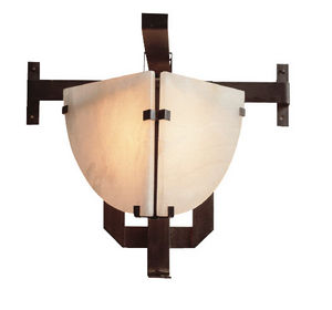 Art Deco wall light / metal / halogen / by Pierre Chareau
