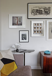 table lamp / Art Deco / metal / by Pierre Chareau