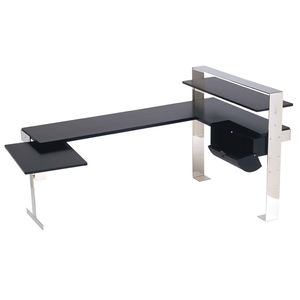 Art Deco desk / oak / commercial / by Pierre Chareau