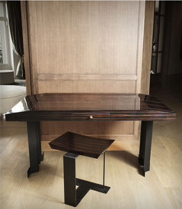 Art Deco desk / metal / wooden / by Pierre Chareau
