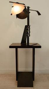 side table / rectangular / Art Deco / mahogany