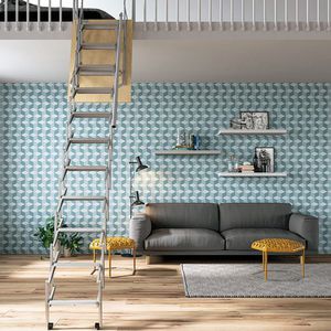 retractable ladder / steel