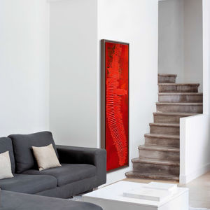 hot water radiator / electric / low-temperature / natural stone