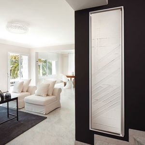 hot water radiator / stone / slate / contemporary