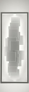 original design wall light / natural stone / LED / rectangular
