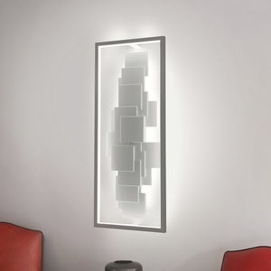 original design wall light / rectangular / natural stone / LED