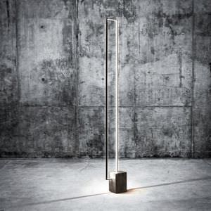 floor-standing lamp / original design / metal / LED