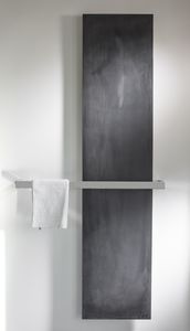 hot water towel radiator / electric / natural stone / chrome