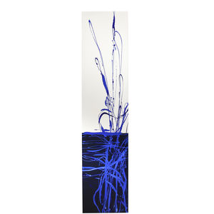 hot water radiator / rectangular / stone / wall-mounted