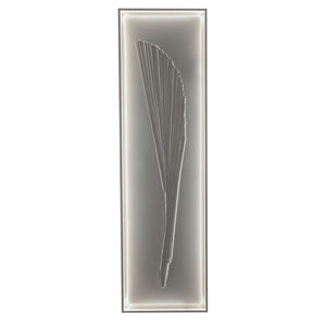 hot water radiator / rectangular / stone / wall-mounted