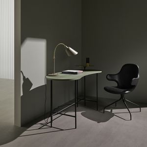 wood veneer desk / steel / contemporary / commercial