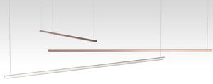 pendant lamp / minimalist design / brass / LED