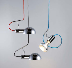 pendant spotlight / indoor / LED / round