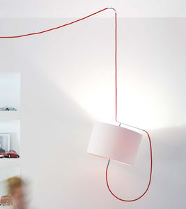 pendant lamp / contemporary / fabric / LED