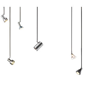 pendant spotlight / indoor / LED / halogen