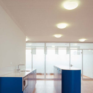 contemporary ceiling light / round / blown glass / Murano glass