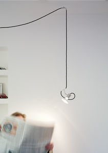 pendant spotlight / indoor / LED / round