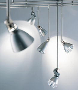 pendant spotlight / indoor / LED / halogen