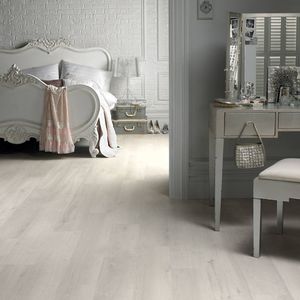 PVC flooring / residential / strip / natural