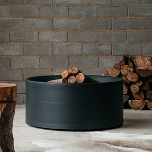 wood-burning fire pit / metal