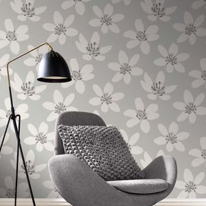 contemporary wallpaper / floral / striped / geometric pattern