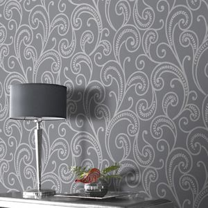 contemporary wallpaper / vinyl / patterned / plain
