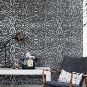 Victorian wallpaper / contemporary / vinyl / patterned