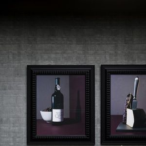 contemporary wallpaper / vinyl / geometric pattern / tile look