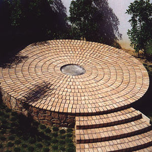 concrete paver / pedestrian / anti-slip / for public spaces