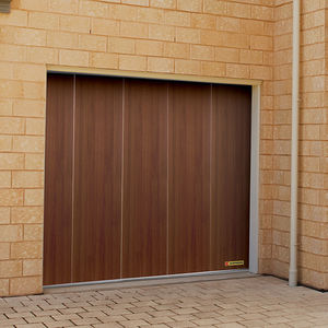 sliding sectional garage doors / wooden / automatic