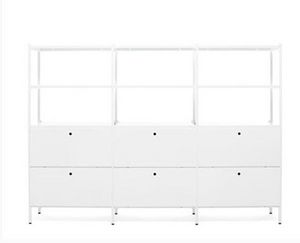 contemporary bookcase / for offices / wooden