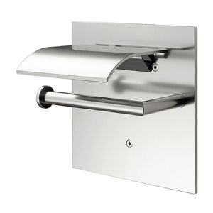 wall-mounted toilet paper dispenser / aluminum / commercial
