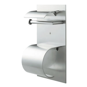wall-mounted toilet paper dispenser / aluminum / commercial