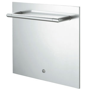 1-bar towel rack / wall-mounted / aluminum