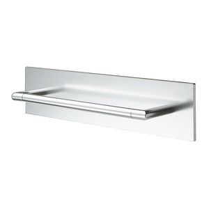 1-bar towel rack / wall-mounted / aluminum