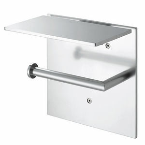 wall-mounted toilet paper dispenser / aluminum / commercial