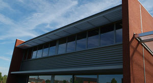 metal cladding / for sheet metal / corrugated / panel