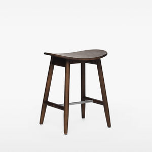 contemporary stool / oak / beech