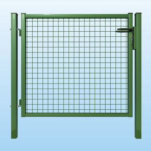 swing gates / galvanized steel / wire mesh / residential