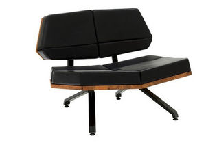 contemporary table / wooden / metal