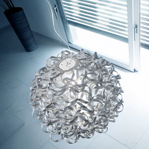 pendant lamp / contemporary / wooden / halogen