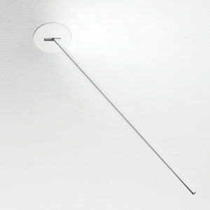 contemporary ceiling light / brass / chromed metal / LED